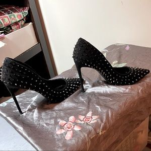 Steve Madden Vala-S Black, Stiletto Heel, Size8.5